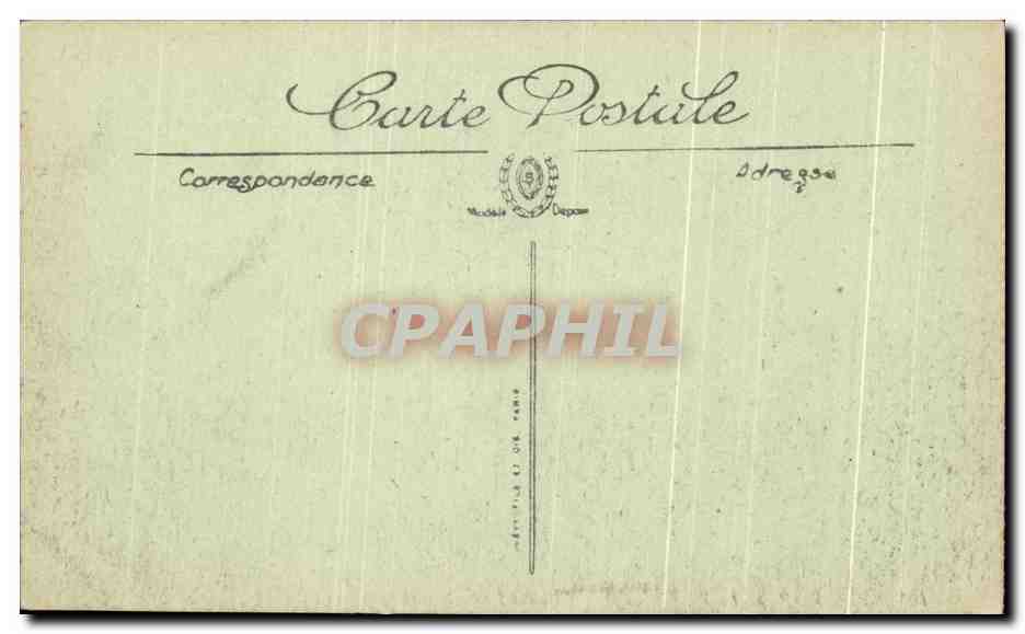 CPA Biarritz La Villa Et La Cote Des Basques — Rückseite
