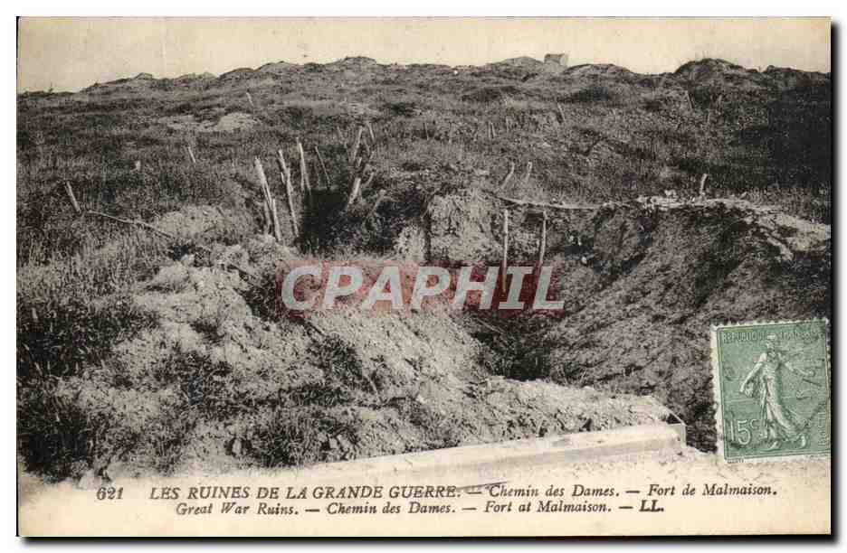Les ruines de la Grande Guerre — Chemin des Dames, Fort de Malmaison — LL