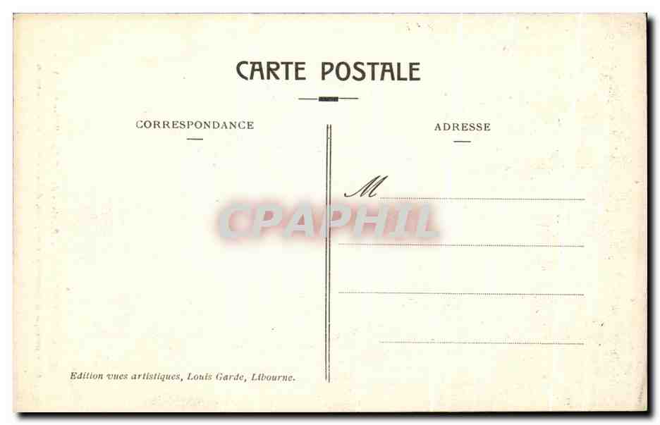 CPA Souillac Portique de I'Eglise  — Rückseite