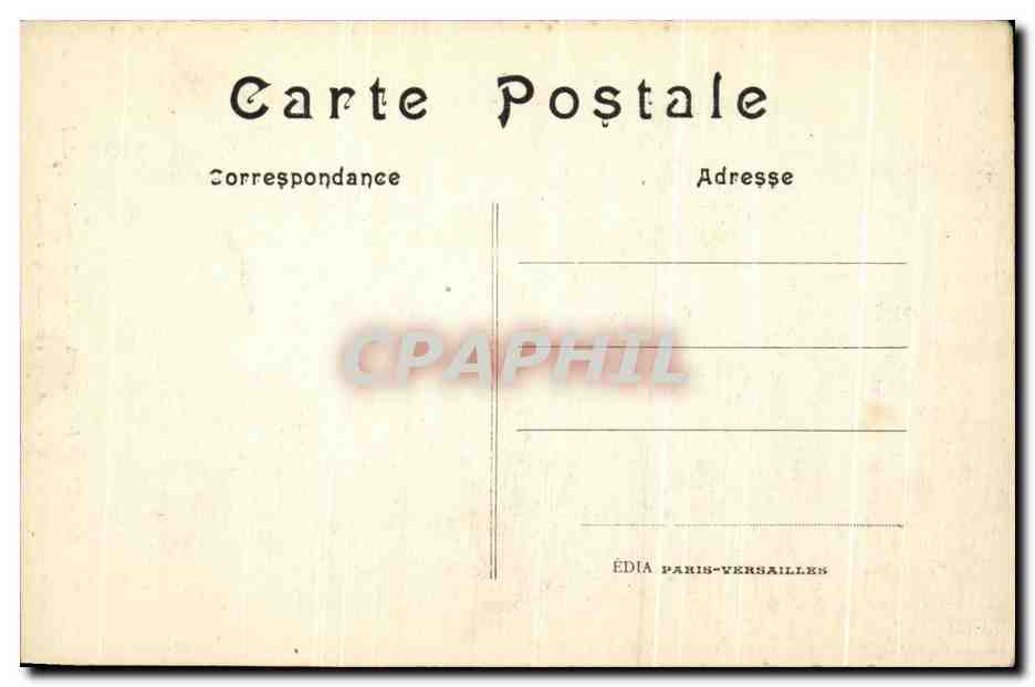 CPA Le Crime De Reims Les Ruines d'un portail Militaria — Verso
