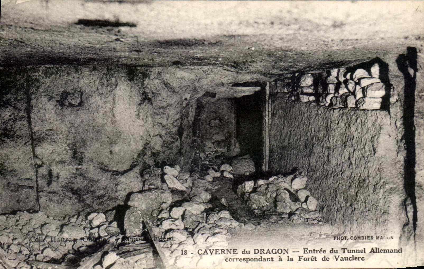 Caverne du Dragon — Entrée du Tunnel Allemand — Forêt de Vaucleuc