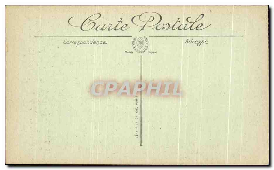 Arvay, La Cathédrale — Intérieur dévasté après la Grande Guerre — Charles Lédieu, n° 2874 — Rückseite