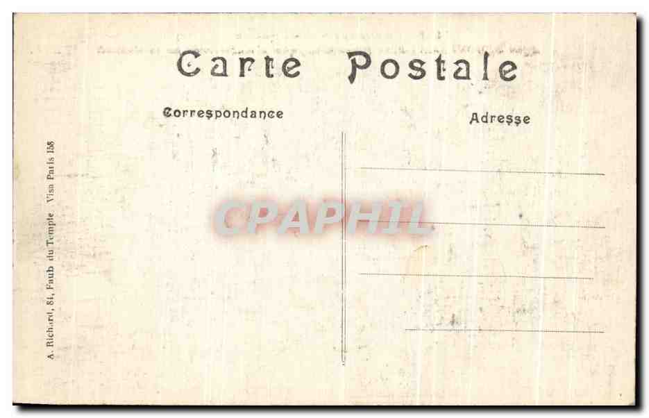 Mont-Saint-Eloi — Aspect après bombardement allemand — A. R. n°158 — Rückseite