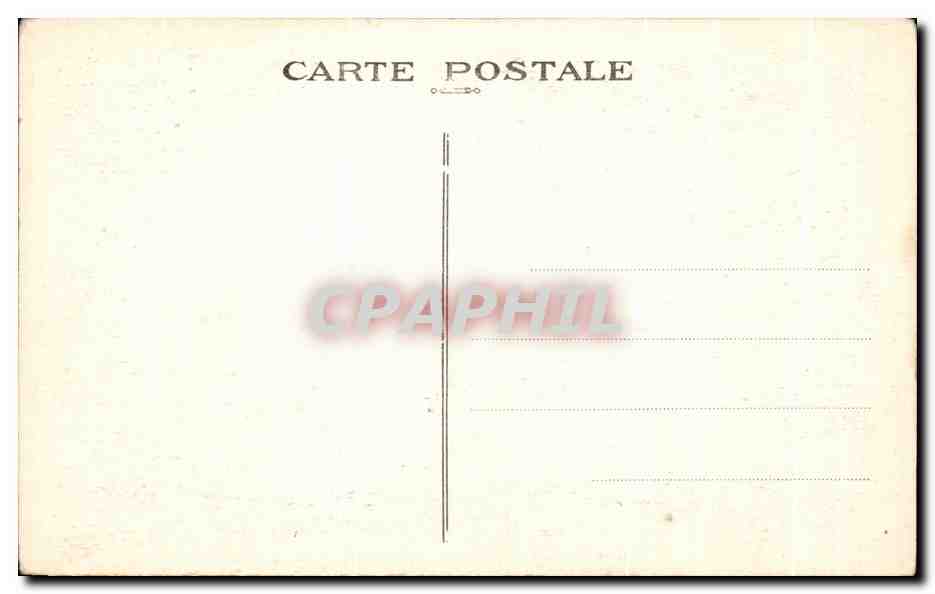 Belle-Île-en-Mer — Un coin de l’Apothicaire par gros temps — Collection Petitjean, n°55 — Verso