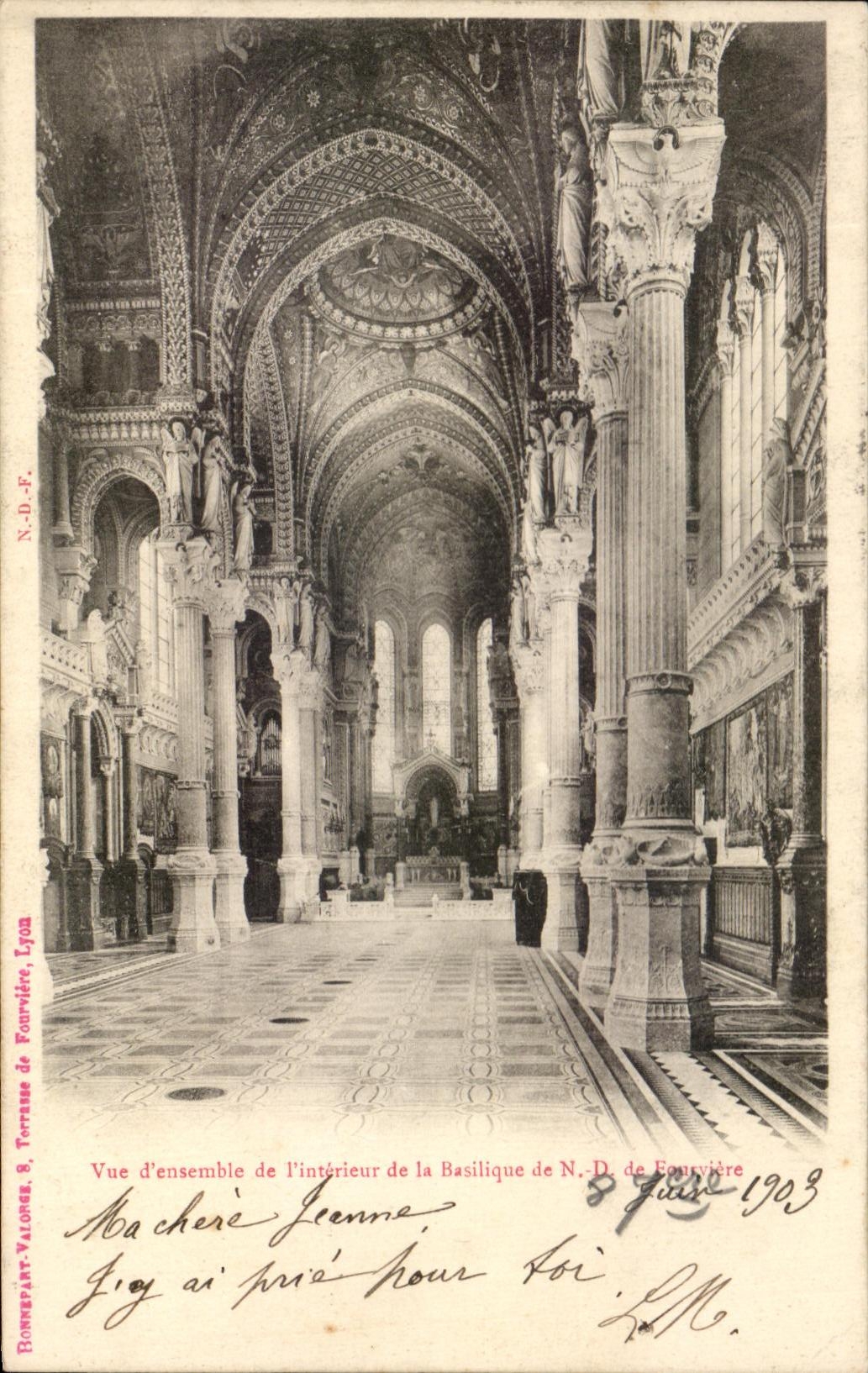 Basilique Notre-Dame de Fourvière — Intérieur — Fournière, Lyon, n°8