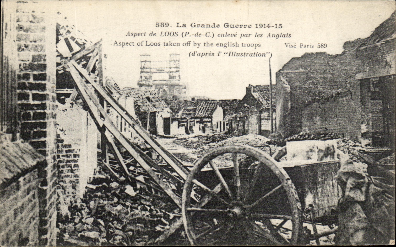 Loos (P.-de-C.) — Aspect après la Grande Guerre 1914-15 — Visé Paris 589