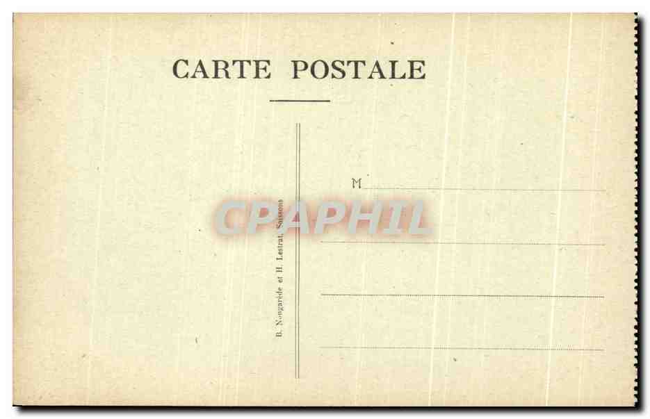 Chemin des Dames — La Ferme Vauxrain — B. Nogaride et H. Larrat, Sarre — Rückseite
