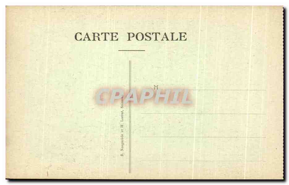 CPA Chemin des Dames La Ferme de la Malmaison Militaria  — Rückseite
