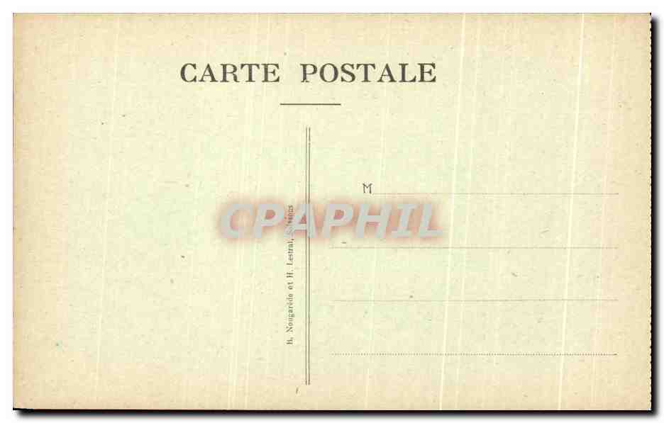 Chemin des Dames — Carrière du Montparnasse — H. Nougaret & H. Lestral — Rückseite