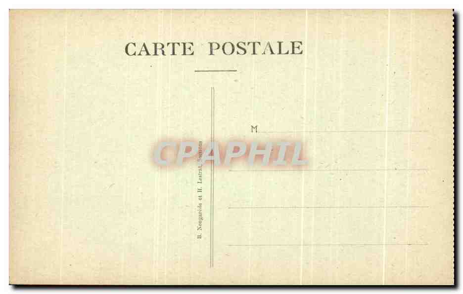 Chemin des Dames — Intérieur du Fort de La Malmaison — éditeur B. Noogavide et H. Lautrat, Somain — Rückseite