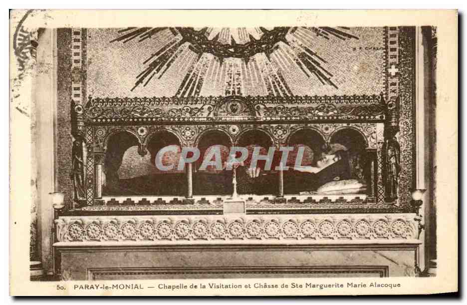 Paray-le-Monial — Kapelle der Visitation und Reliquiar der hl. Marguerite Marie Alacoque