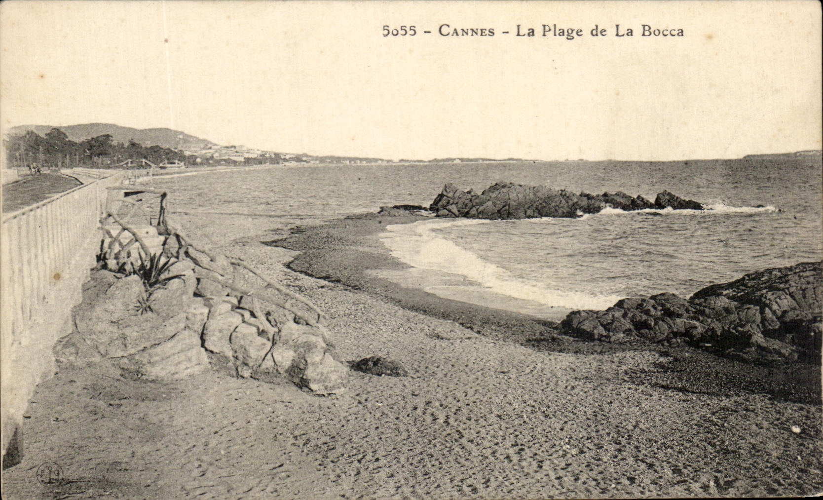 CPA Cannes La plage de la Bocca