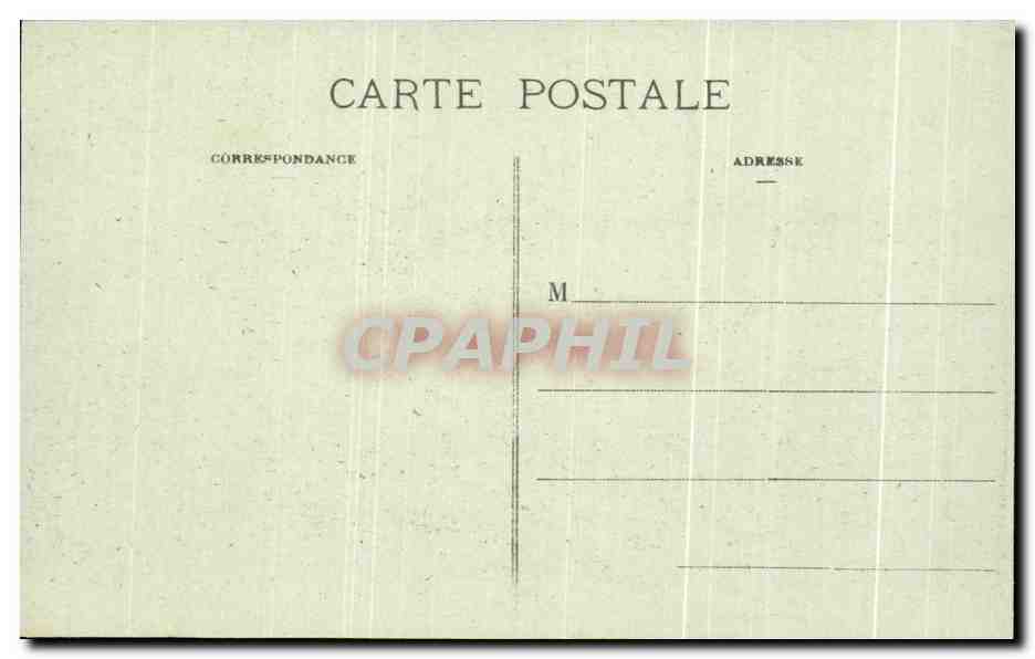 CPA Biarritz La Cote du Phare au Casino Municipal — Rückseite