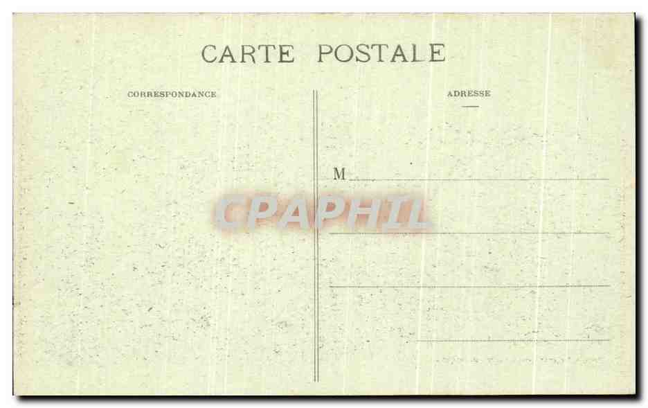CPA Biarritz Vague au Rocher de la Vierge — Verso