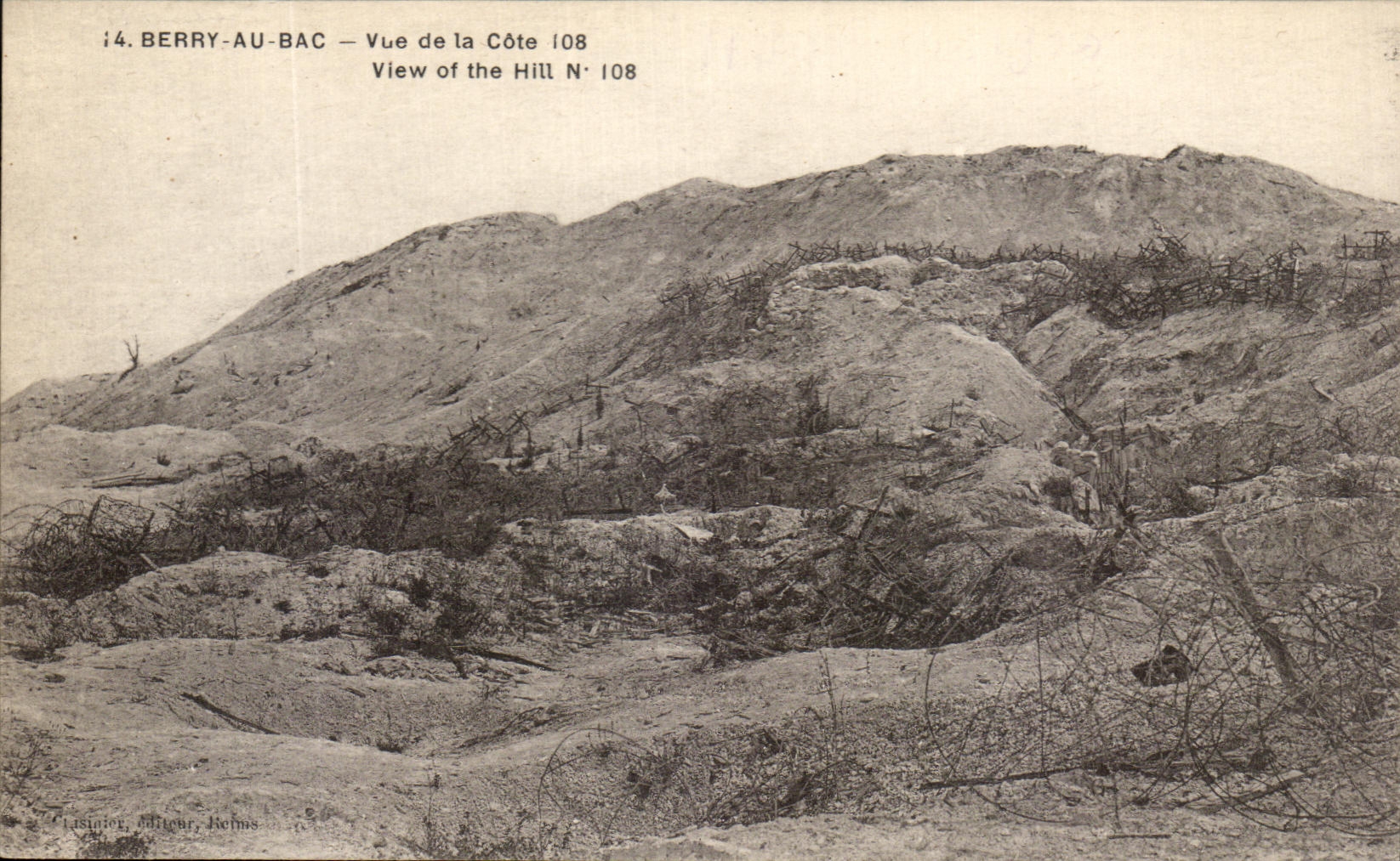 CPA Berry Au Bac Vue de la Cote Militaria 