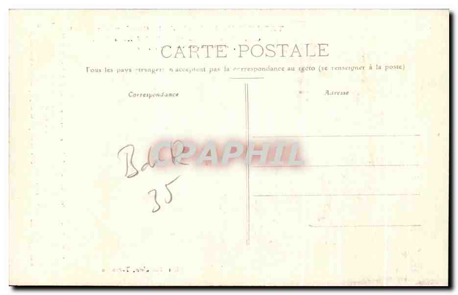 Tarascon - La Porte de la Condamine — construite peu de temps après le siège de Tarascon par Bertrand du Guesclin (1368) — Phot. Blanchin, Tarascon — Verso