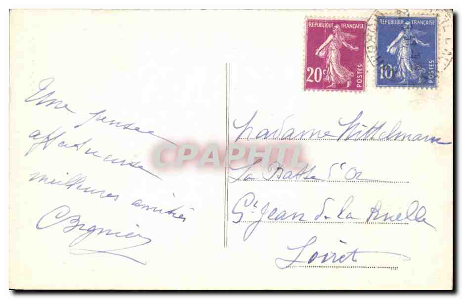 STE-ANNE-d'AURAY — La Fontaine — Phot. Compièr Macdon, Coll. Bauthamy — Verso