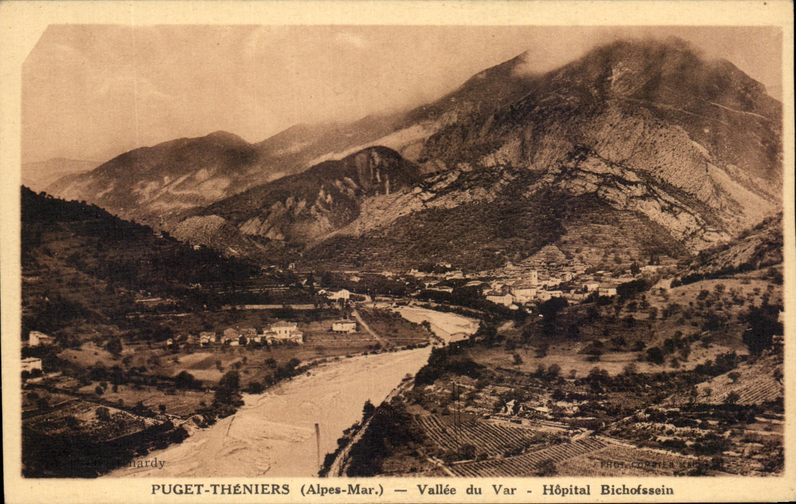 CPA Puget Theniers Vallee Du Var Hopital Bichofssein