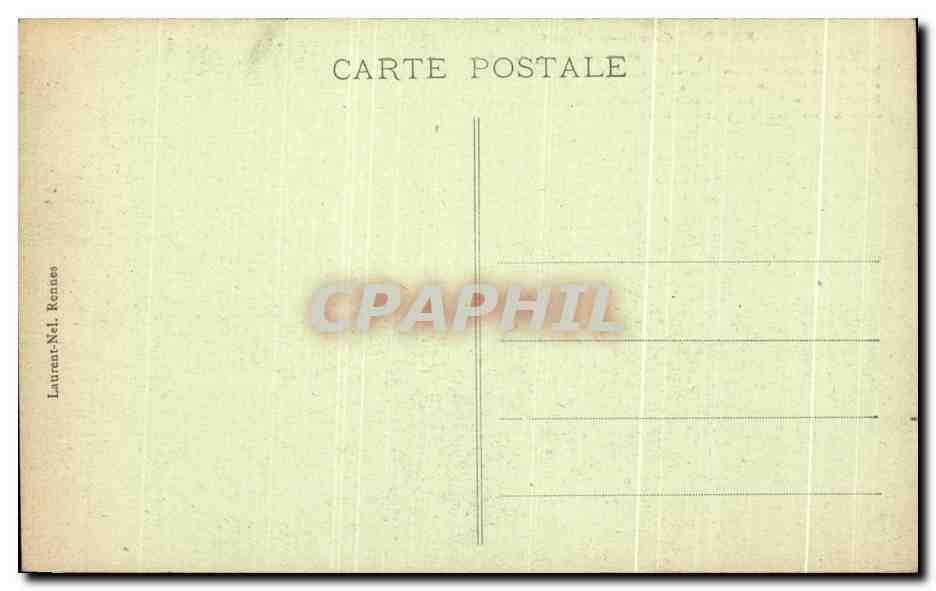 CPA Rennes Quai Chateaubriand Le Pre Rond Quai St Georges En — Rückseite