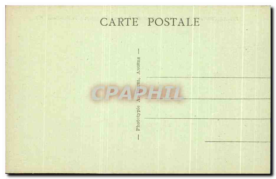 CPA Le Croisic vue Generale Au Lointain Le Sanatorium De Pen Bron — Rückseite
