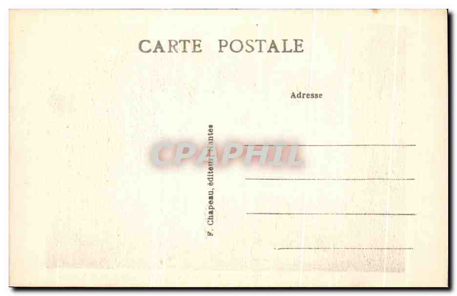 CPA Ancien Guerande Vers 1840 La Porte Du Nord Ou Vannetaise — Rückseite