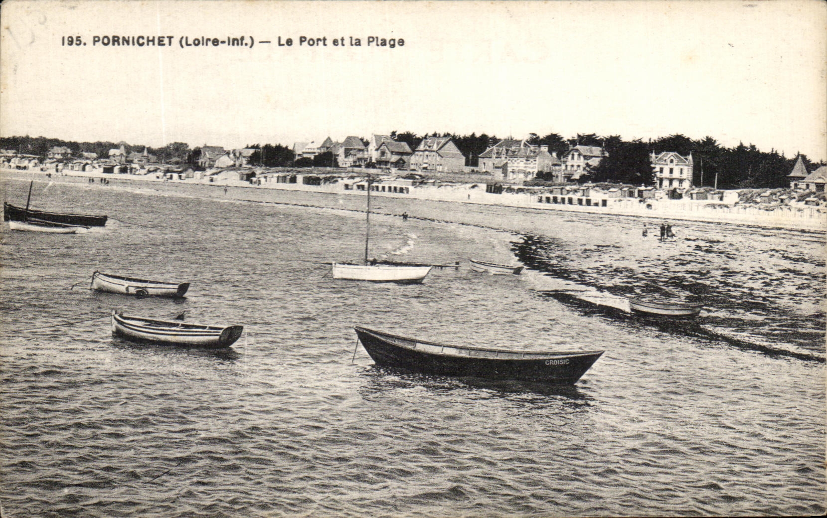 CPA Pornichet Le Port Et La Plage