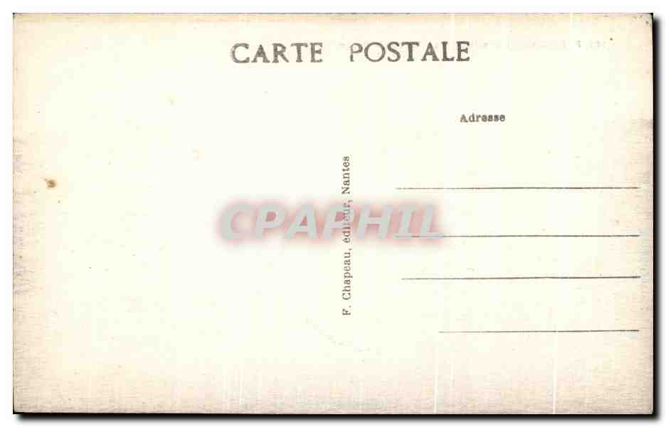 CPA Pornichet Le Port Et La Plage — Rückseite