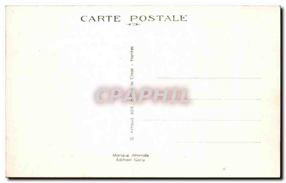CPA Saint Marc Sur Mer La Plage De La Courance Prise De La Pecherie Aulnette — Rückseite