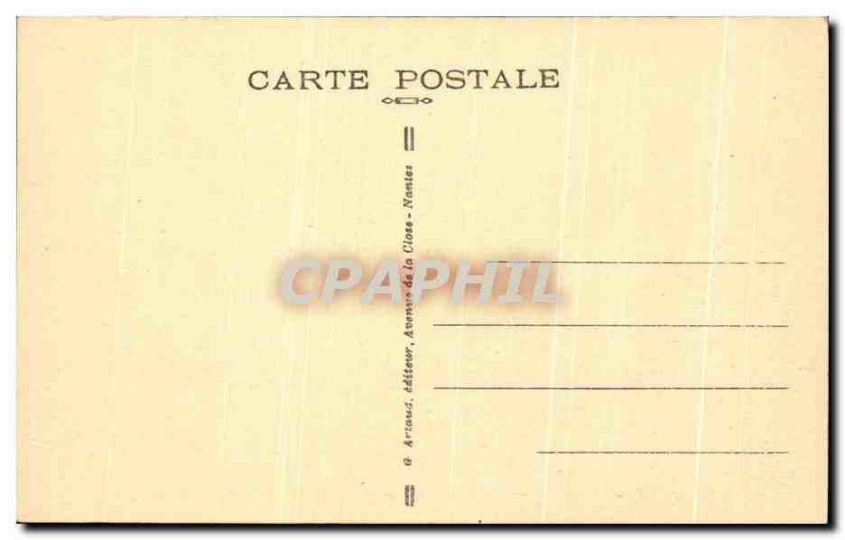 CPA Pornichet Le Boulevard Des Oceanides Et La Plage A Maree Basse — Rückseite