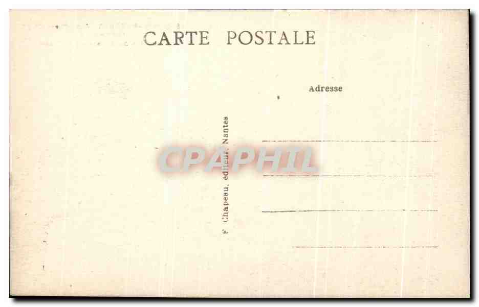 CPA Sainte Marguerite De Pornichet Les Pins Au Dessus De La Plage — Rückseite