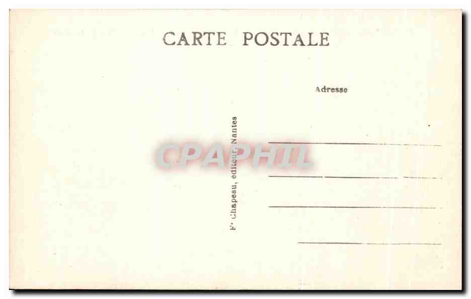 CPA Sainte Marguerite De Pornichet Dans Les Pins Au Dessus De La Plage — Rückseite