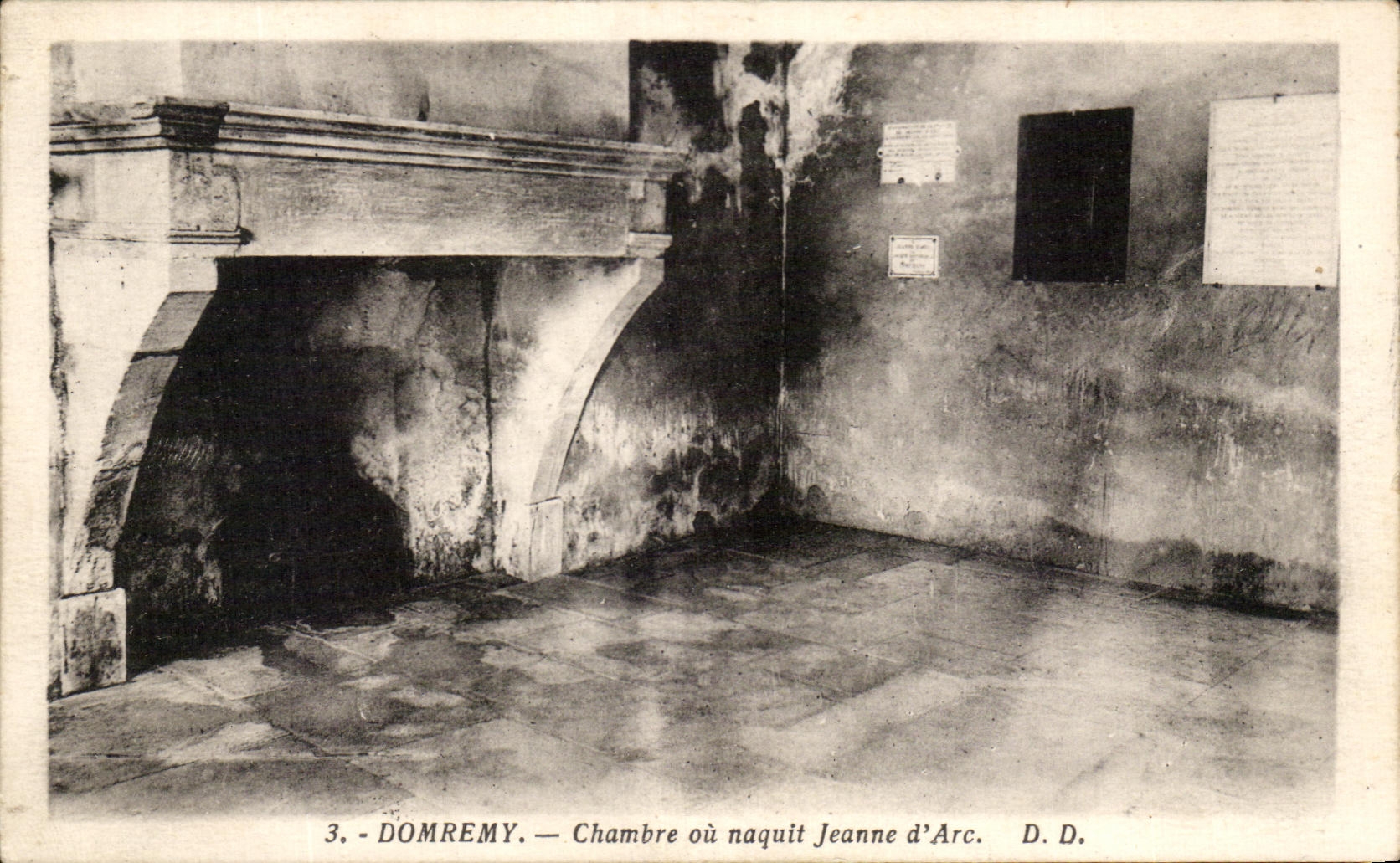 Domrémy — Chambre où naquit Jeanne d'Arc — D.D.