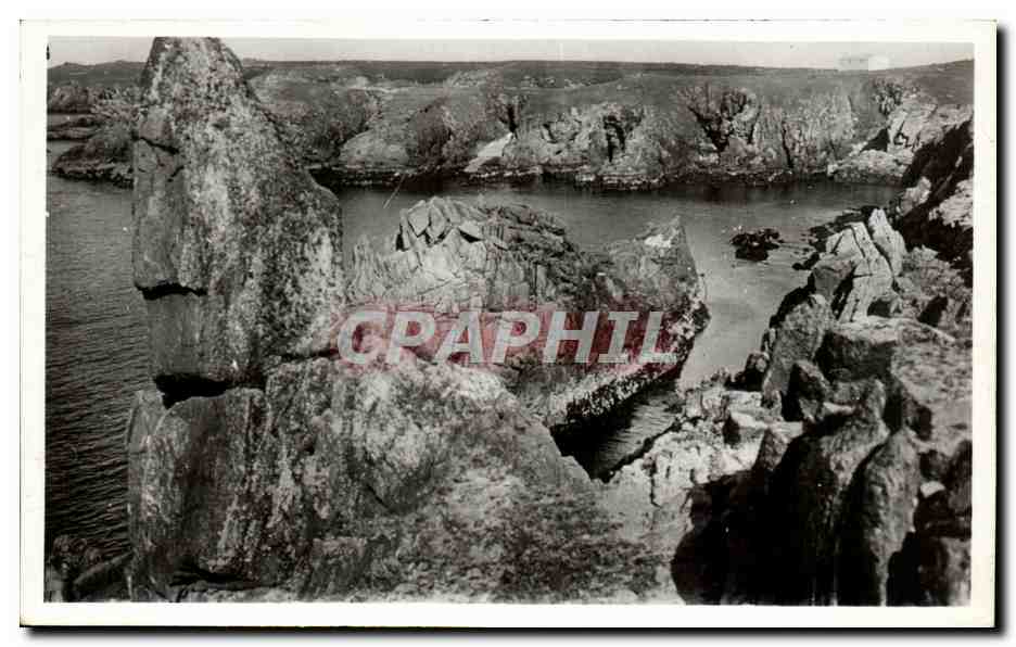 CPA Ile d'Yeu Rochers du ker Daniau