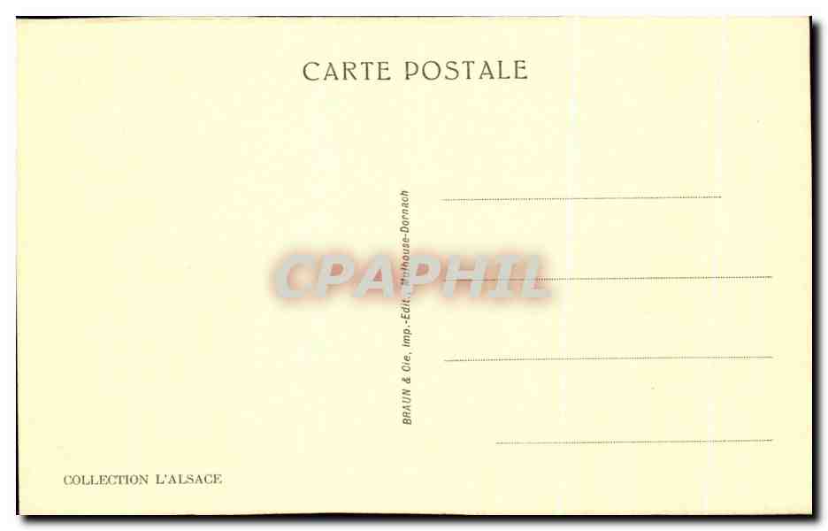 Château du Haut-Kœnigsbourg vu d'oiseau — Collection L'Alsace — n° 1213 — Rückseite