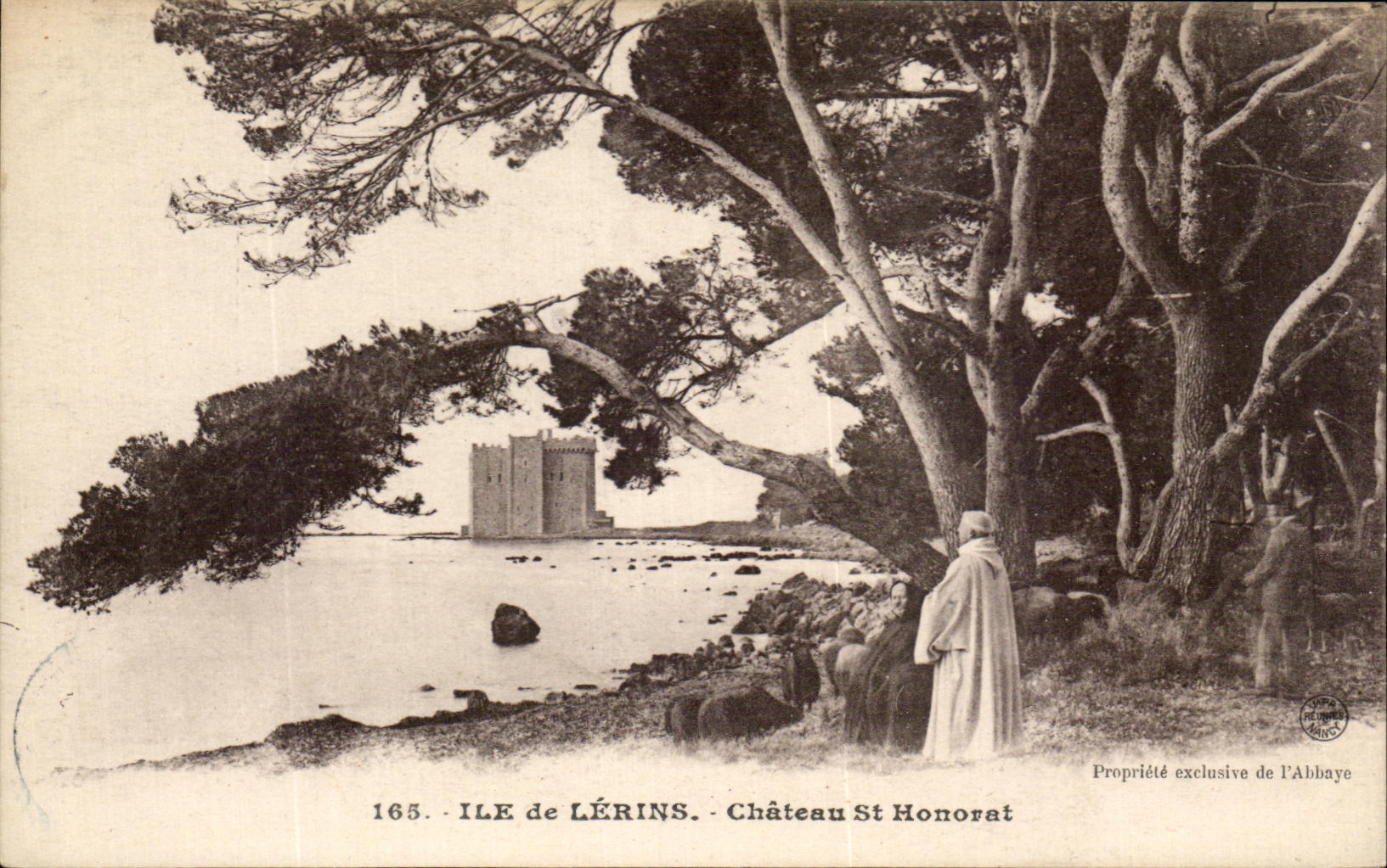 CPA Ile De Lerins Chateau St Honorat