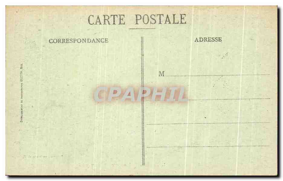 CPA Ile De Lerins Chateau St Honorat — Rückseite