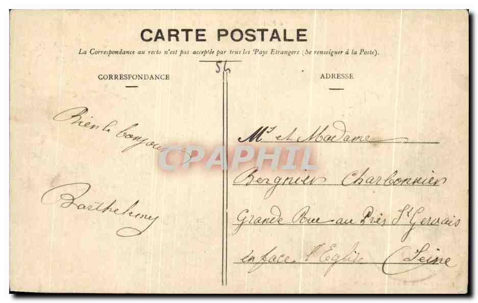 Au Plateau de MALZÉVILLE — La Sapinière — Maison des Magasins Réunis, édit. Nancy — Rückseite