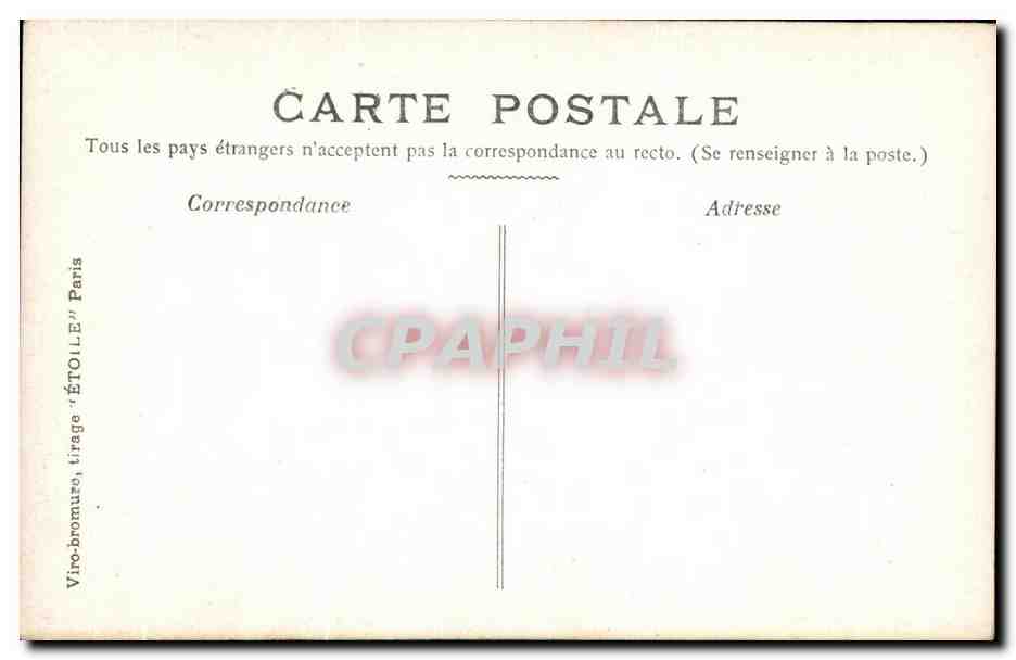 CPA Reims Cathedrale La Voute Et La Grande Rosace — Rückseite