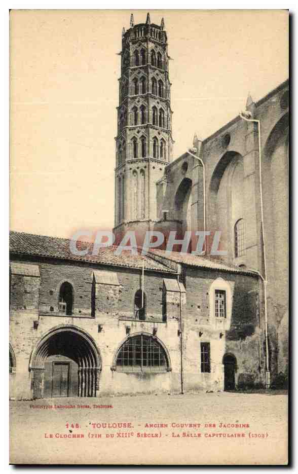 CPA Toulouse Ancien Couvent Des Jacobins Le clocher La salle capitulaire 
