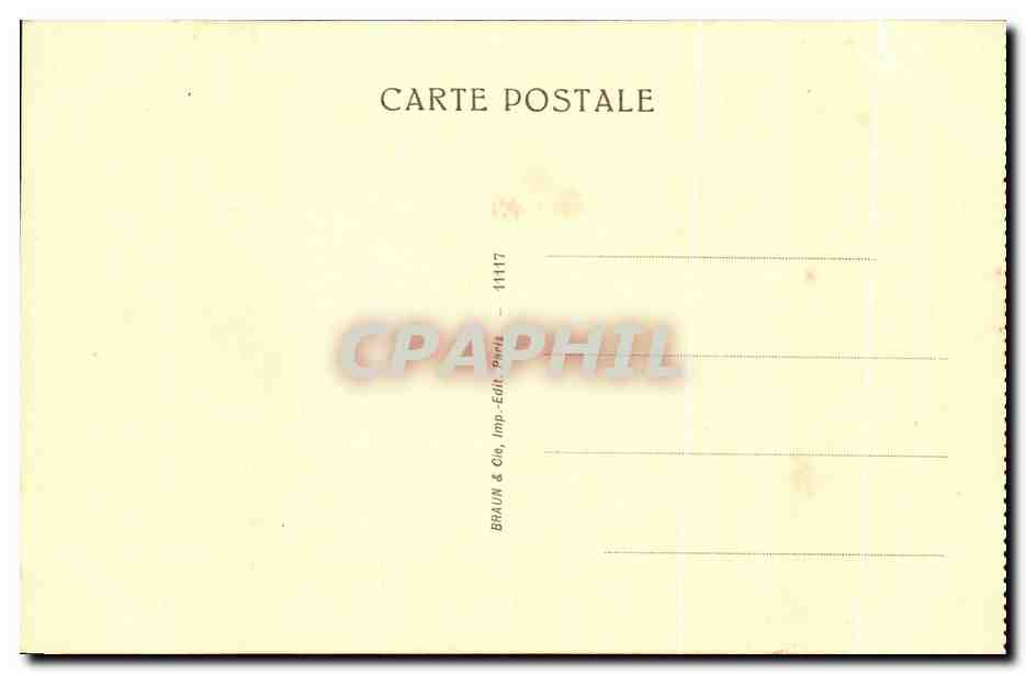 CPA Musee Du Louvre Le Correge Mariage Mystique De St Catherine D'Alexandrie — Rückseite