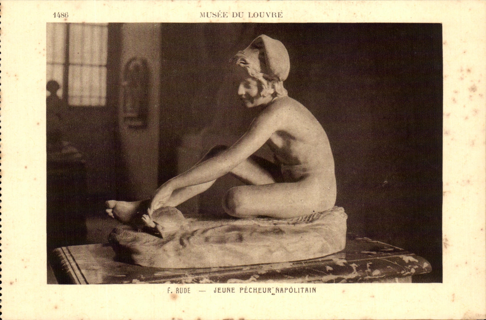 CPA Musee Du Louvre Jeune Pecheur Napolitain