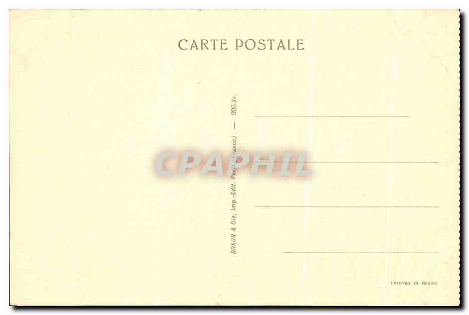 CPA Musee Du Louvre Minerve De Velletri — Rückseite