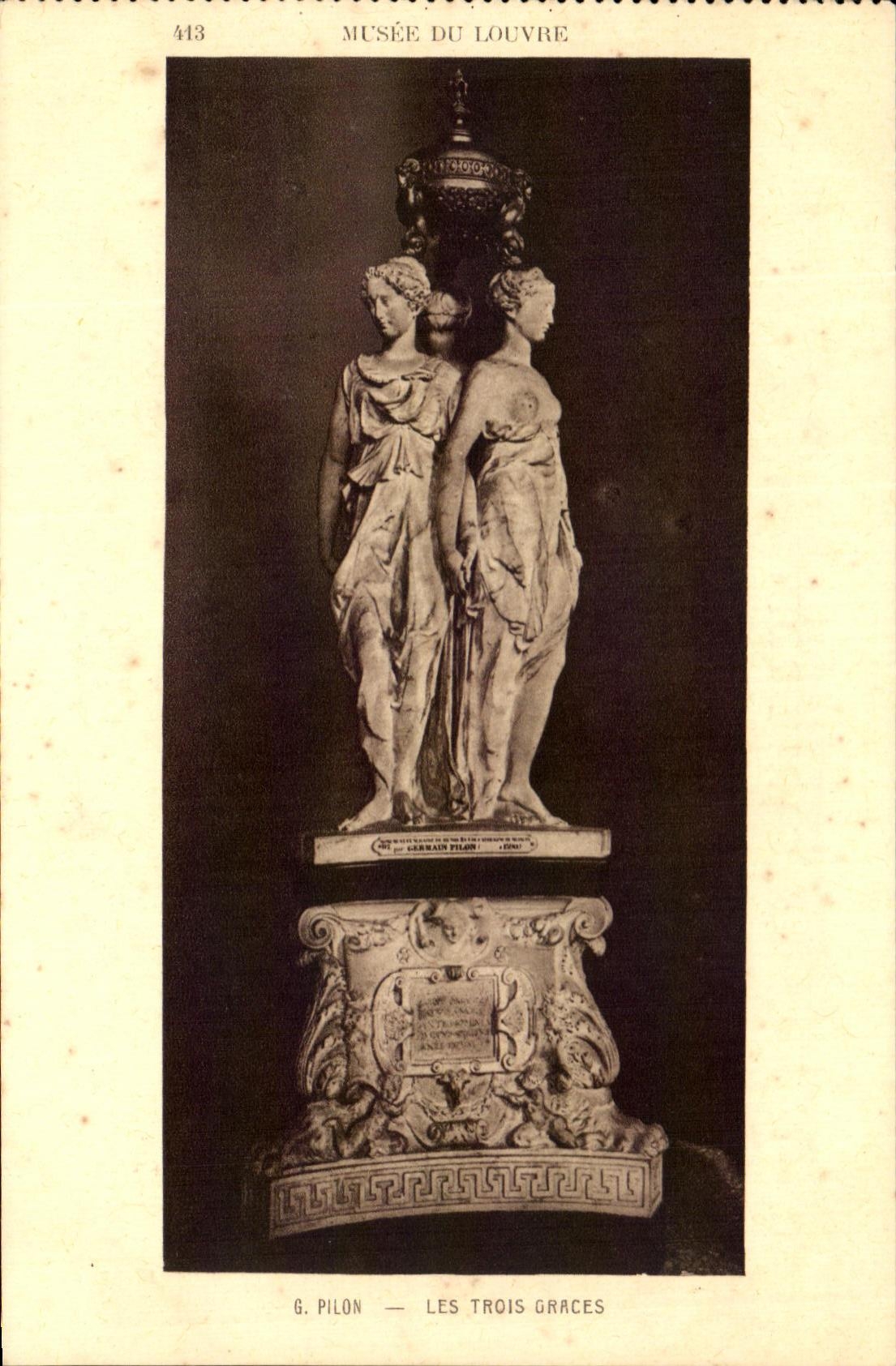 CPA Musee Du Louvre Les Trois Graces