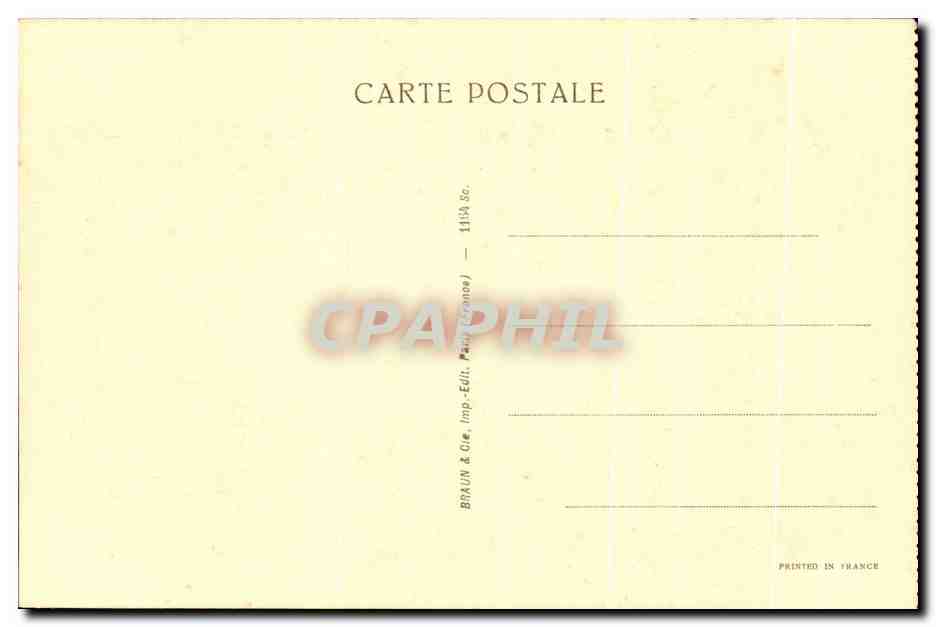 CPA Musee Du Louvre Les Trois Graces — Rückseite