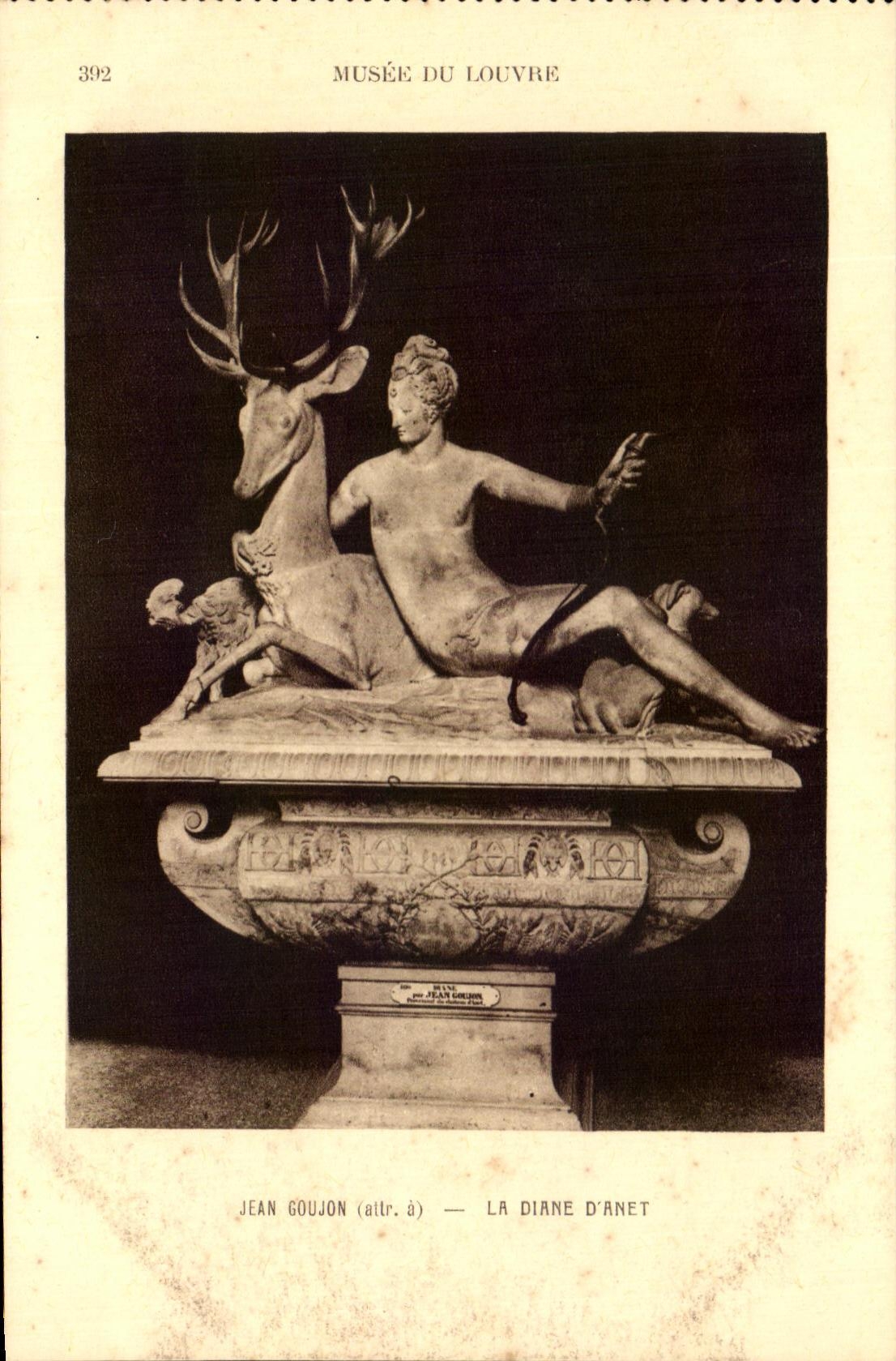 CPA Musee Du Louvre Jean Goujon La Diane D'Anet