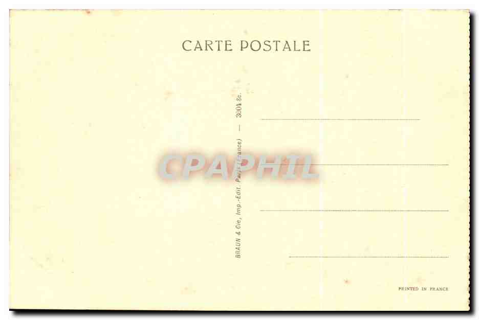 CPA Musee Du Louvre Le Grand Conde — Rückseite