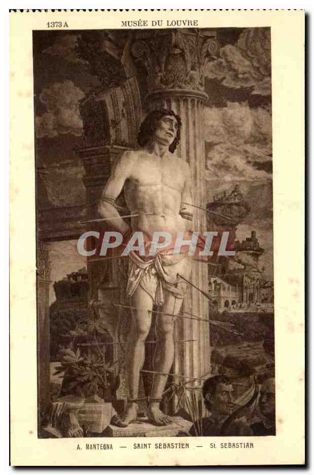 CPA Musee Du Louvre Mantegna Saint Sebastien 