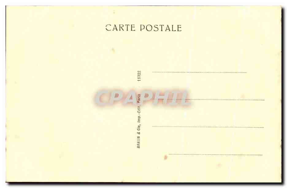 CPA Musee Du Louvre Ghirlandajo Portrait Presume du cte Sassetti Avec son Petit fils — Rückseite