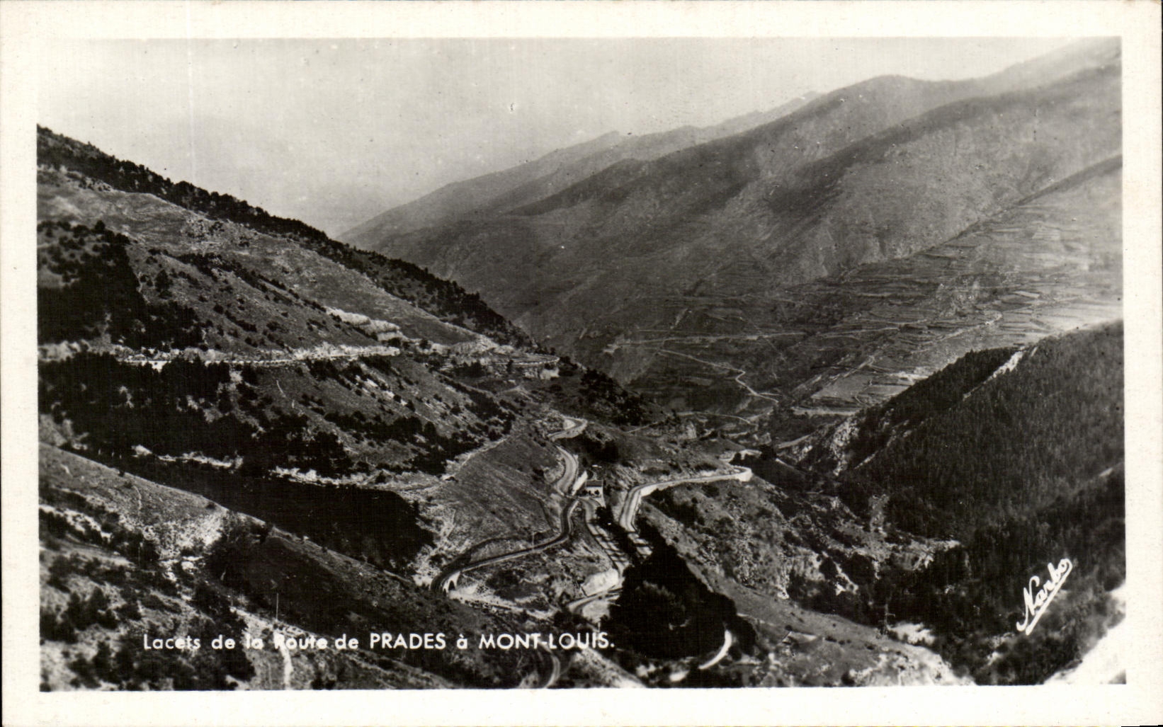 CPA Lacets de la Route de Prades a Mont Louis