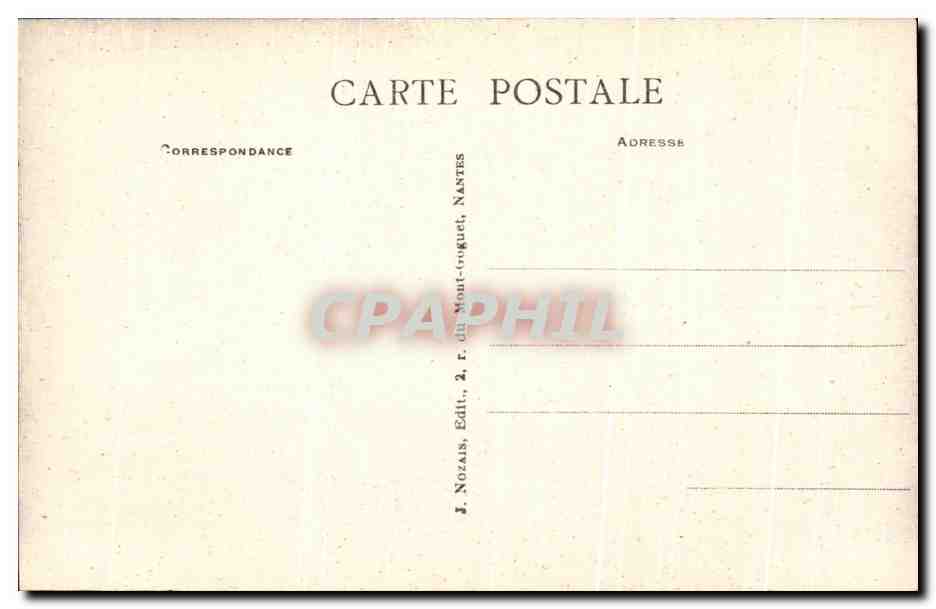 CPA Guerande Porte Bizienne — Rückseite